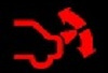 spoiler storing lampje auto